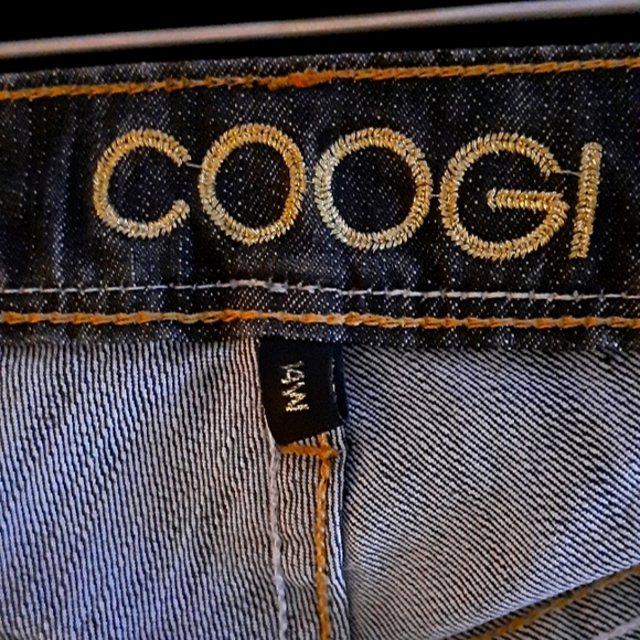 COOGI Jeans with Boho Ethnic Embroidered Pockets - Australian Brand size 14 - Picture 12 of 14